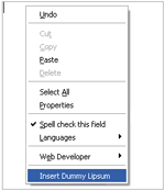 Context menu option